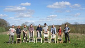 The produce from the first chair-making course of 2013