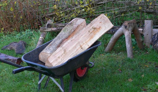  2 sections in the barrow