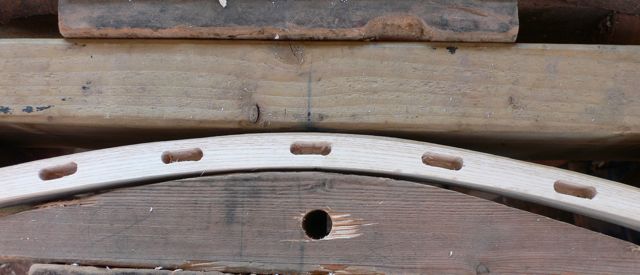 5 mortices drilled and cleaned