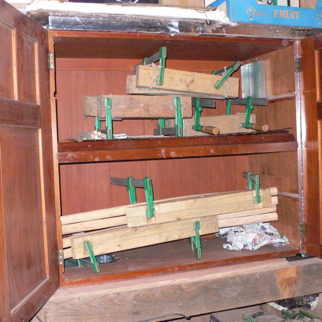 The drying cabinet in action