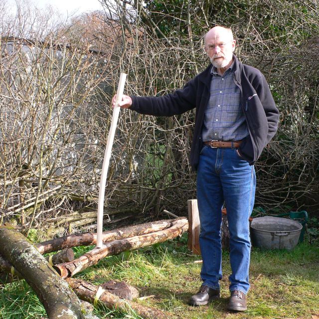 Terry with a gently curved leg