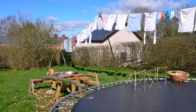 Starting on the shelter